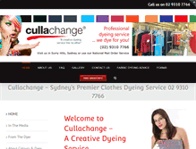 Tablet Screenshot of cullachange.com.au